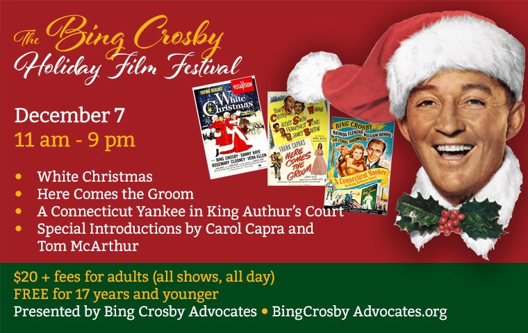 More Info for Bing Crosby Holiday Film Festival