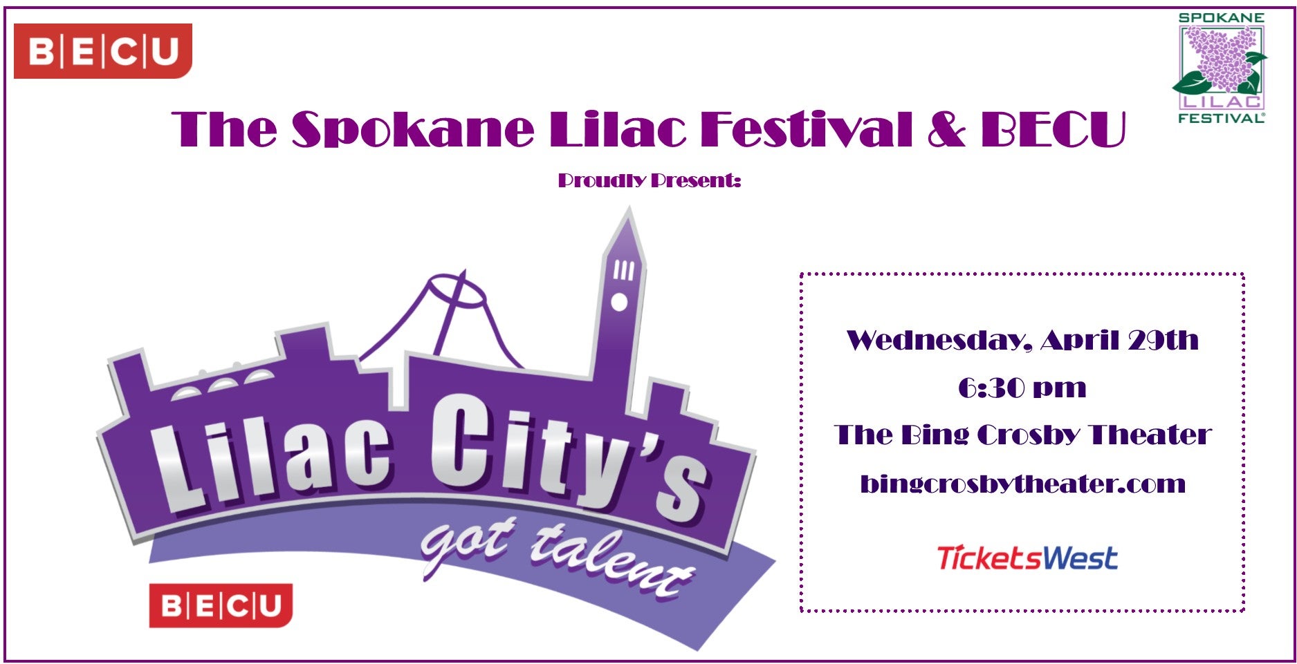 *CANCELLED* Lilac City's Got Talent!