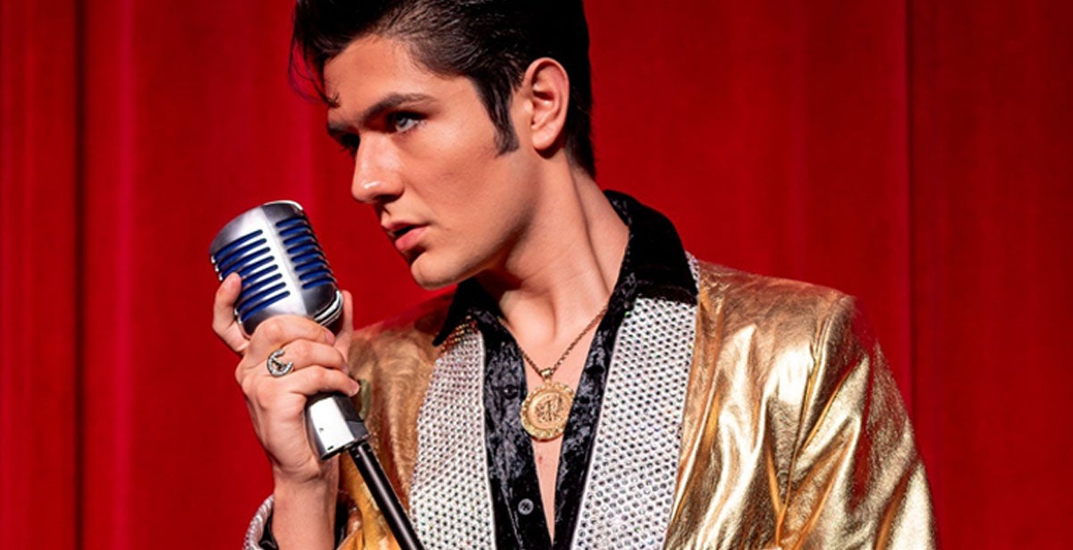 Moses Snow as Elvis, the King of Rock and Roll