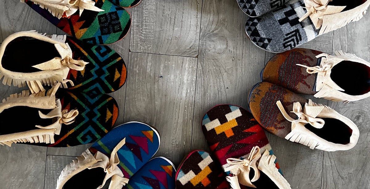 "Make Your Own" Pendleton Moccasins