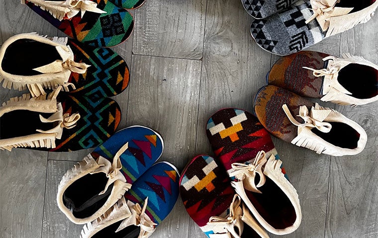 More Info for "Make Your Own" Pendleton Moccasins